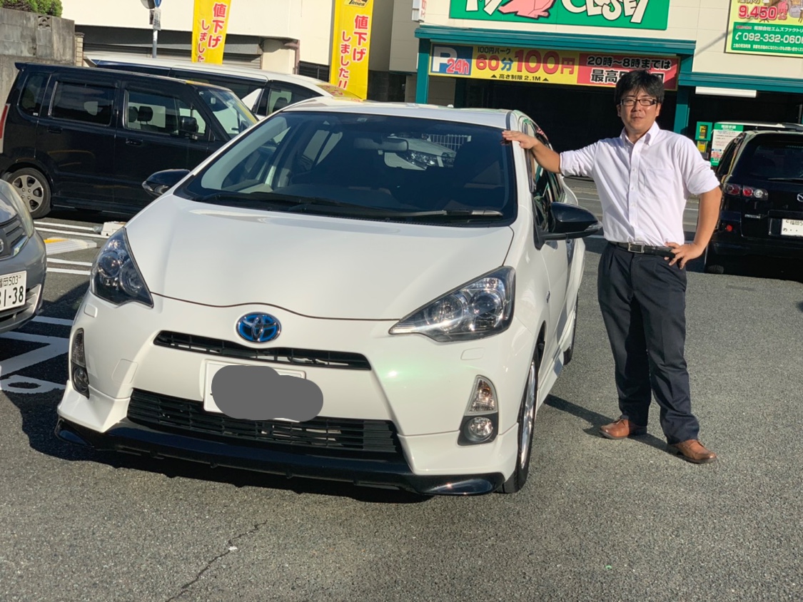 R1.8.21 福岡市 H様 トヨタ アクア G