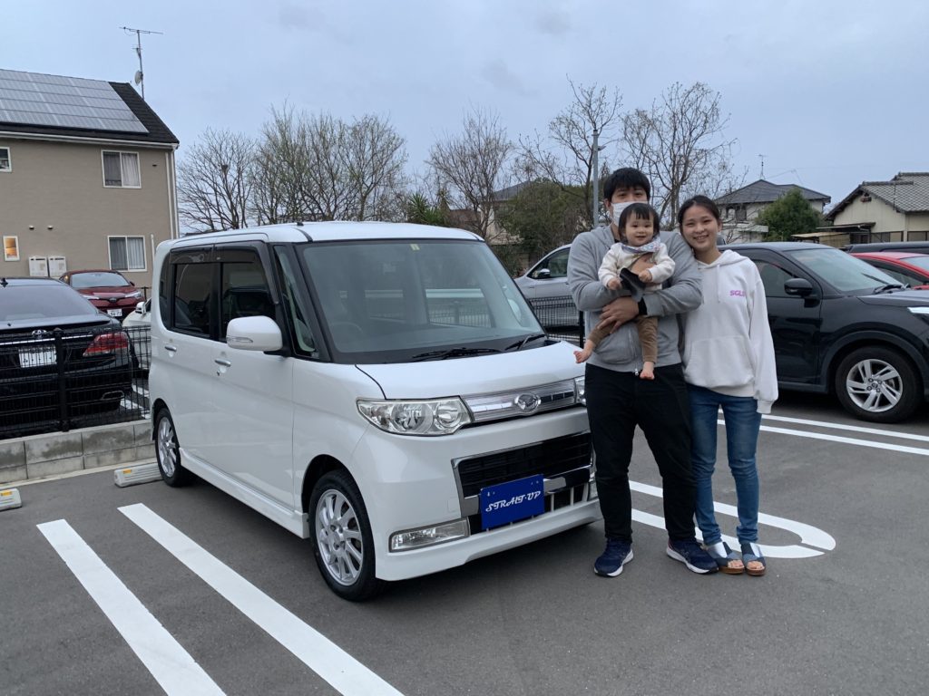 R4.3.31 糟屋郡 S様 ダイハツ タントカスタム RS